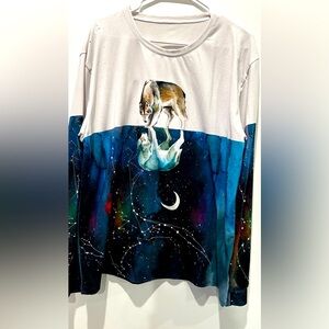 Blackmilk x Lora Zombie “the Great Soul” Graphic Long Sleeve Shirt